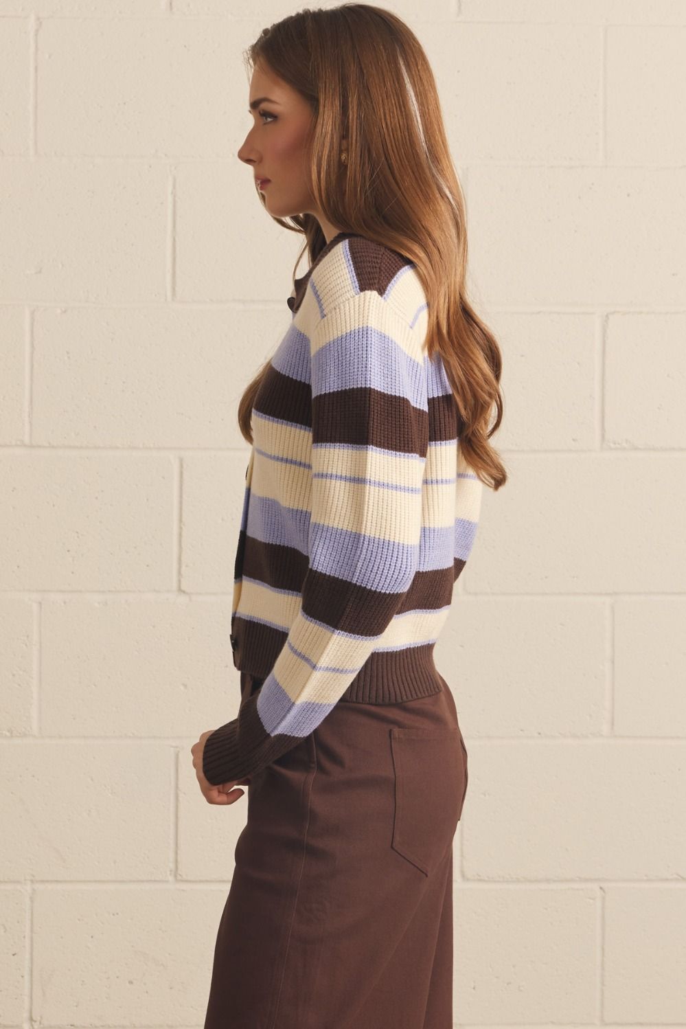 Striped Knit Sweater