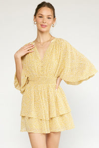 Floral Kimono Romper