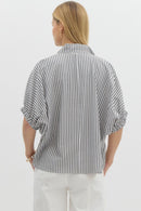 Striped Dolman Top