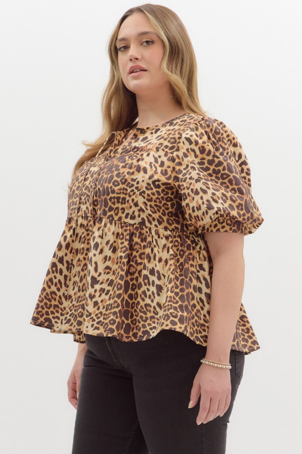 トップス babylclub Leopard bonbon top Leopard Babydoll Top – Kirby's Kloset