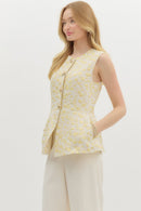 Jacquard Leopard Vest