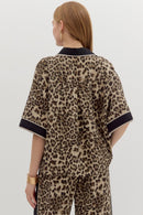 Leopard Button-Down