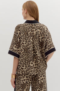 Leopard Button-Down