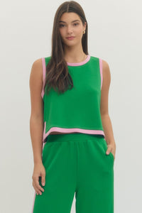 Colorblocked Tank