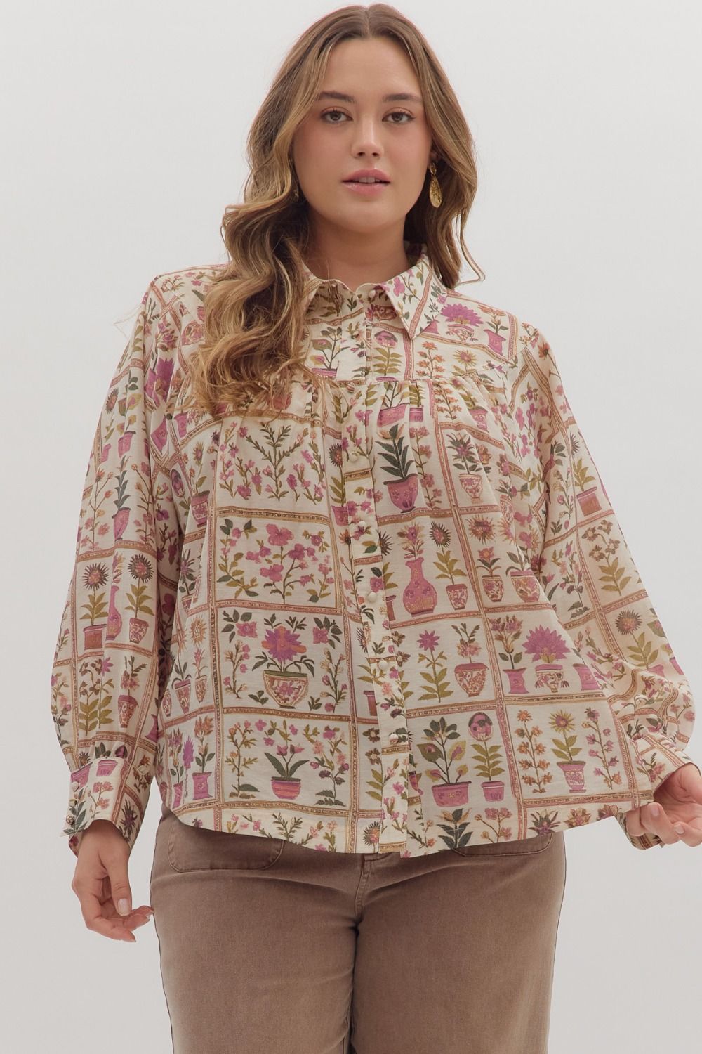 Potted Plants Blouse