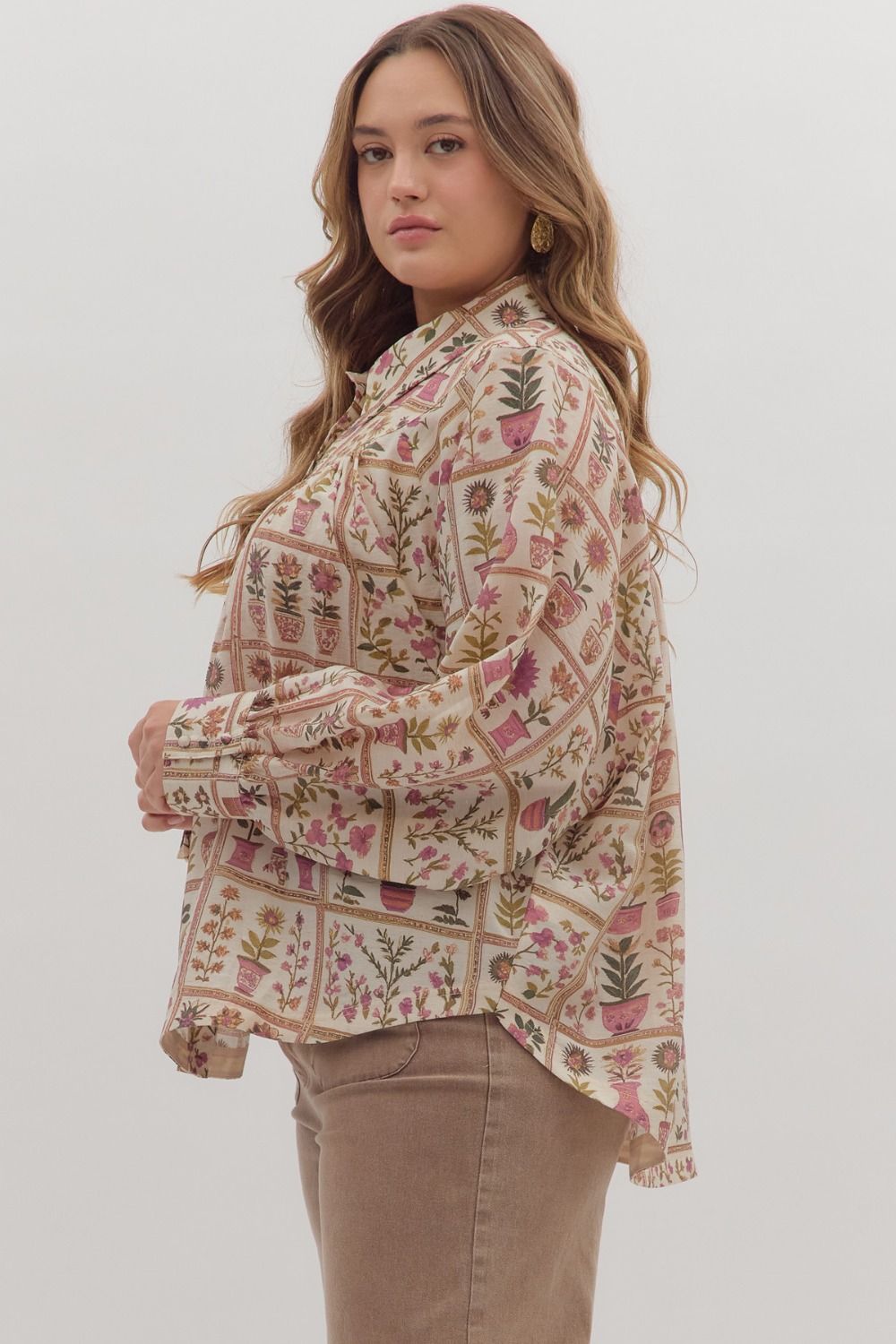 Potted Plants Blouse