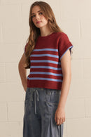 Striped Knit Top