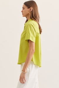 Decorative Button Blouse