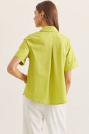 Decorative Button Blouse
