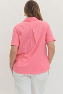 Decorative Button Blouse