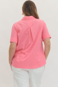 Decorative Button Blouse