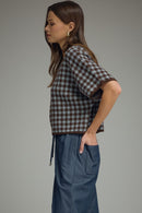 Gingham Cropped Top