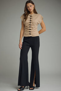 Button Detailed Blouse