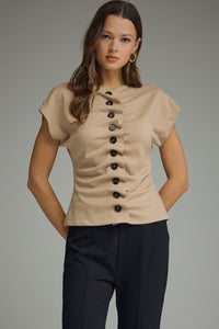 Button Detailed Blouse