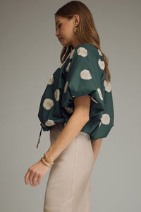 Polka Dot Bubble Top