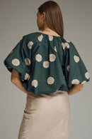 Polka Dot Bubble Top