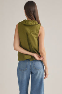 Ruffle Neck Tank