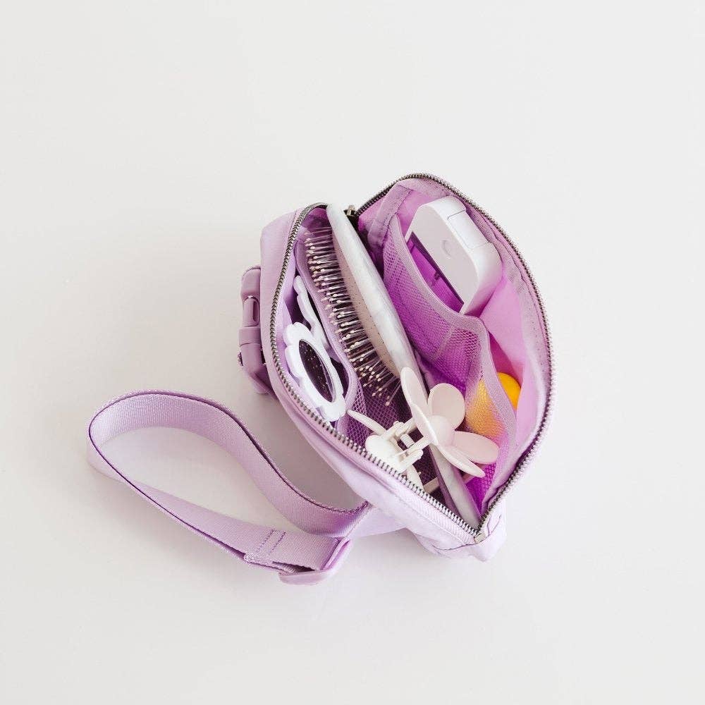 Pearl Heart Patch Belt Bag