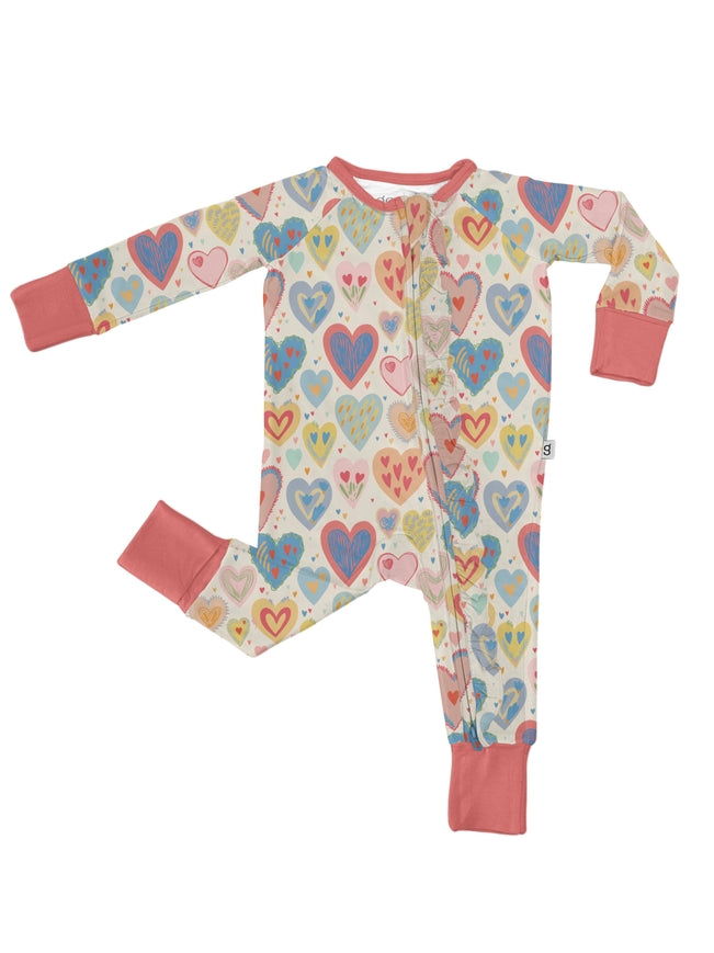Lovestruck Zipper Onesie