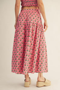 Floral Maxi Skirt