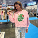 Olive You So Much Crop Sweatshirt