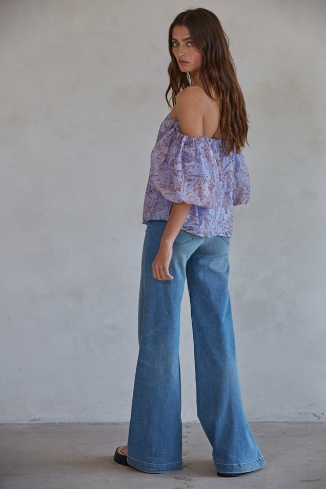 Floral Off-The-Shoulder Top
