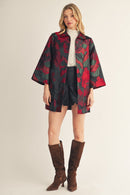 Floral Jacquard Jacket