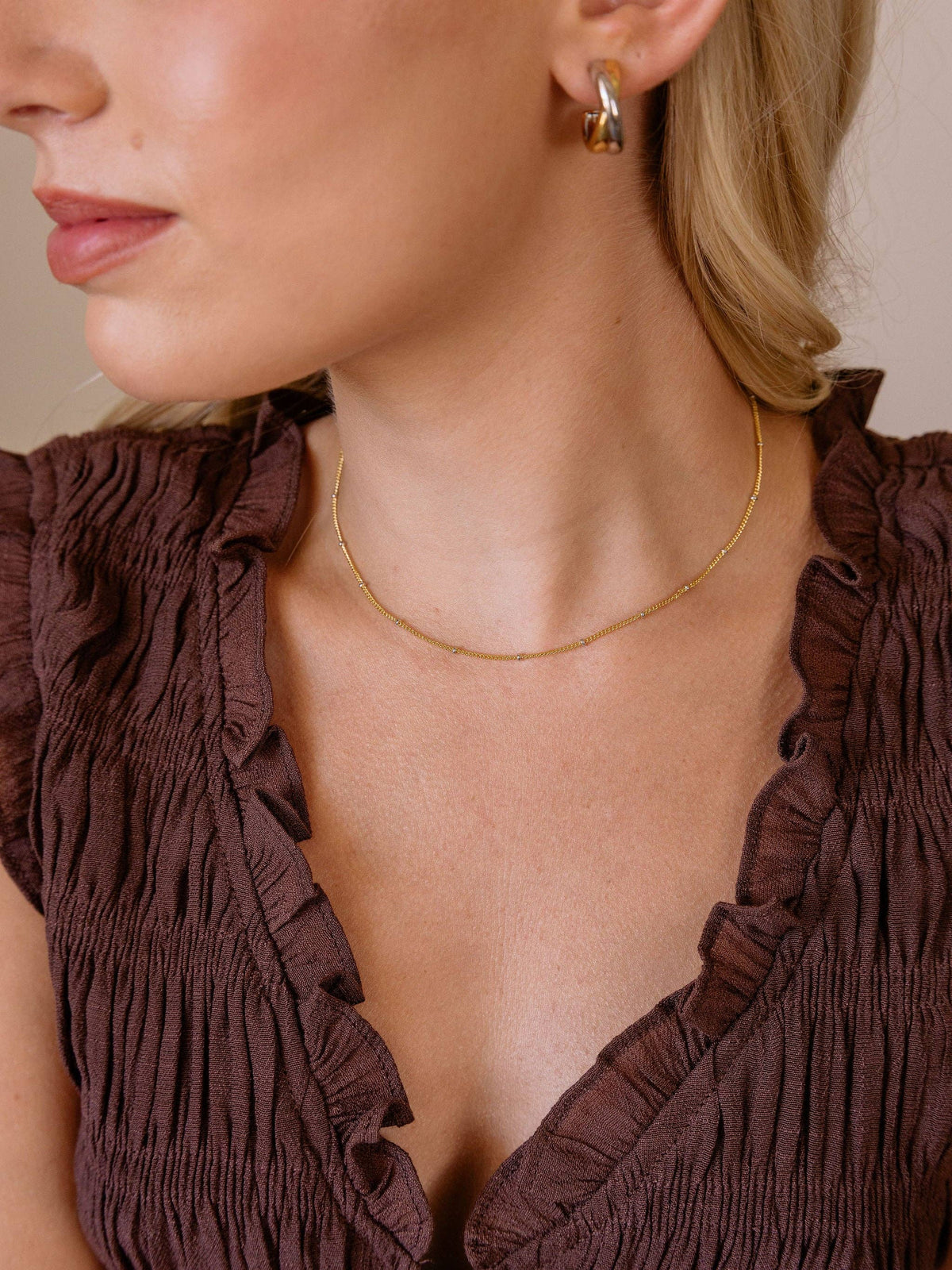Two Toned Pippa Chain (gold)
