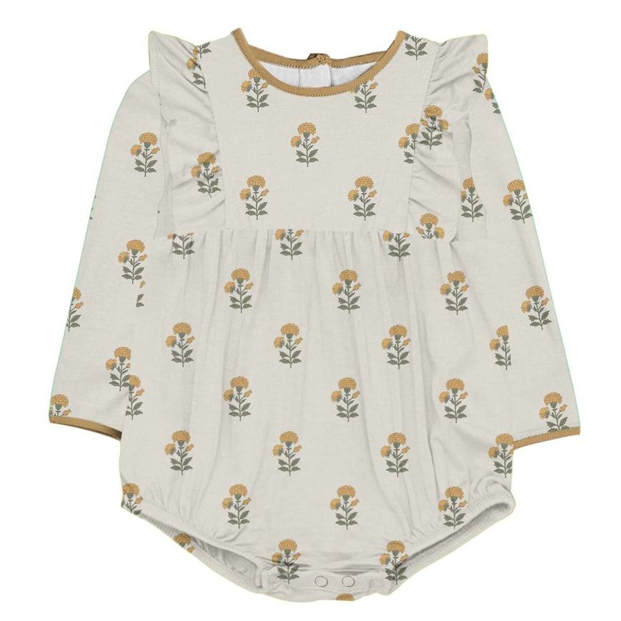 Marigold Flutter Sleeve Bubble