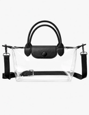 Double Handle Clear Crossbody Bag