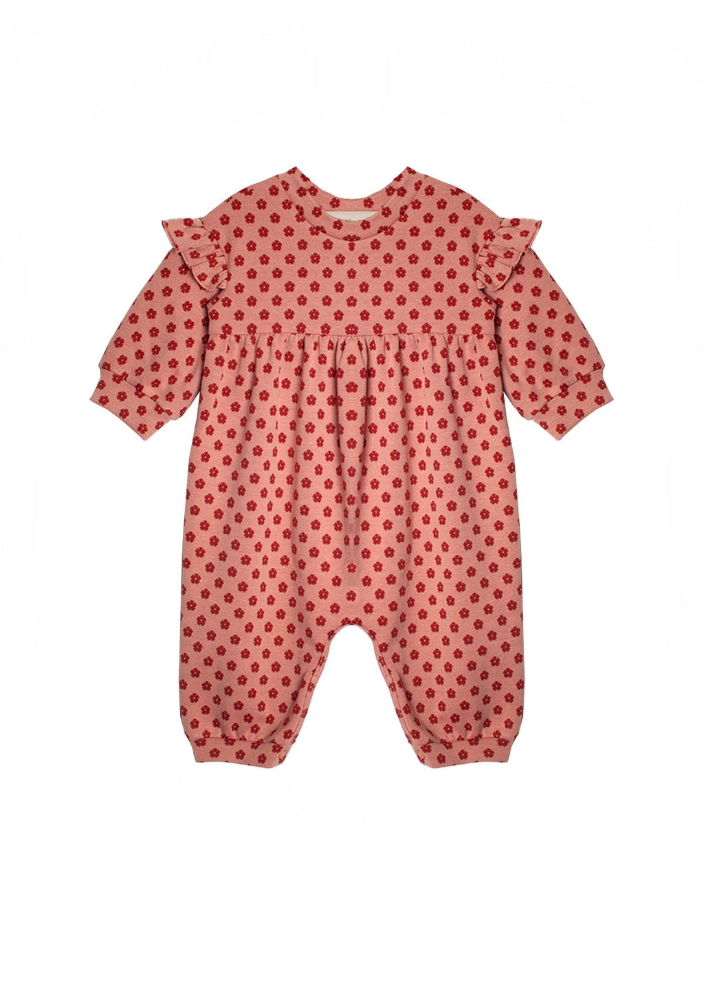 Floral Ruffle Sleeve Romper