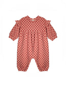 Floral Ruffle Sleeve Romper