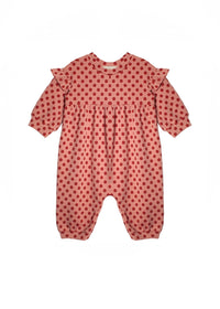 Floral Ruffle Sleeve Romper