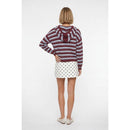 Striped Hooded Cardigan