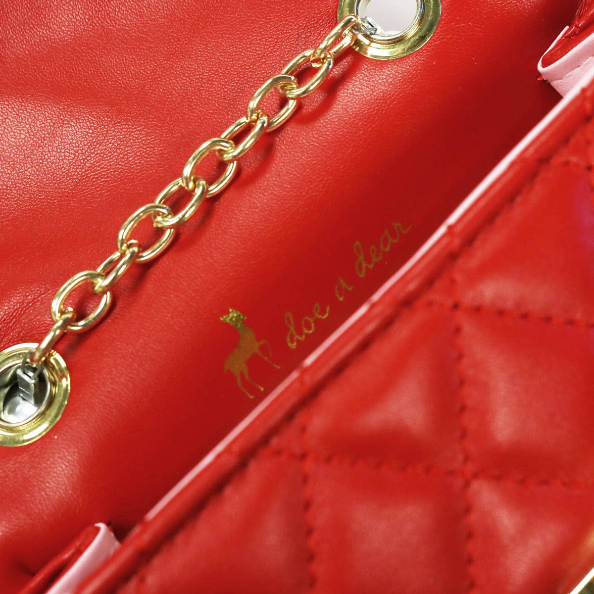 Quilted Rhinestone Purse