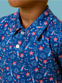 Red White & Boom Fireworks Polo