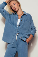 Relaxed Denim Shacket