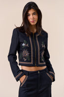 Embroidered Denim Jacket