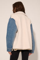 Denim Suede Jacket