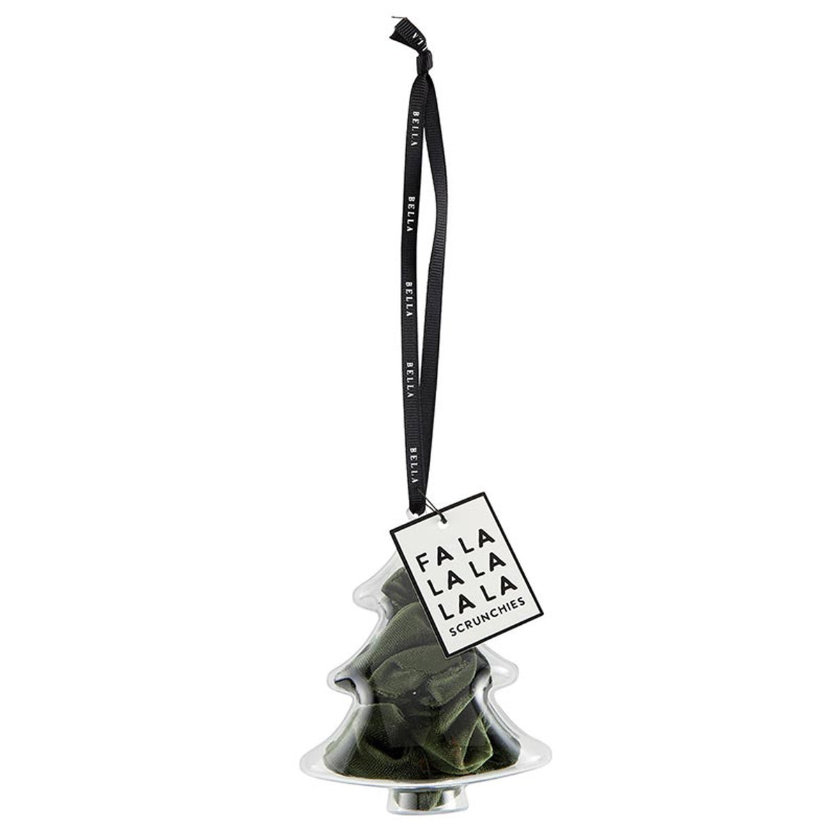 Velvet Tree Scrunchie Ornament