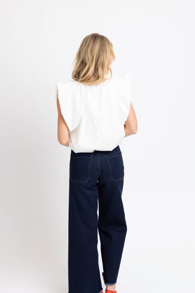 Poplin Bubble Top
