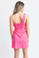 One Shoulder Wrap Dress