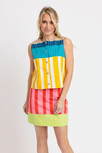 Multi Striped Skirt