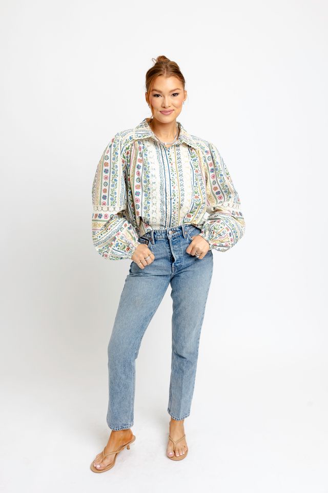 French Cottage Button-Up