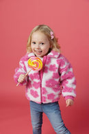 Flower Sherpa Jacket